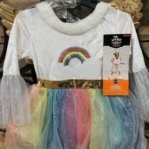 Halloween Costume Rainbow Unicorn 2-3t NWT